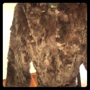 100% Rabbit Fur Coat